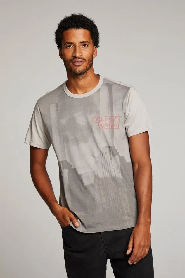 WomensMens Music Chaser Brand Pink Floyd Animals Mens Tee