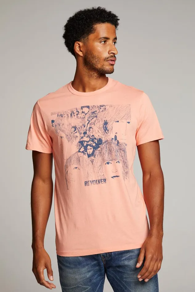 WomensMens Music Chaser Brand The Beatles Revolver Mens Tee