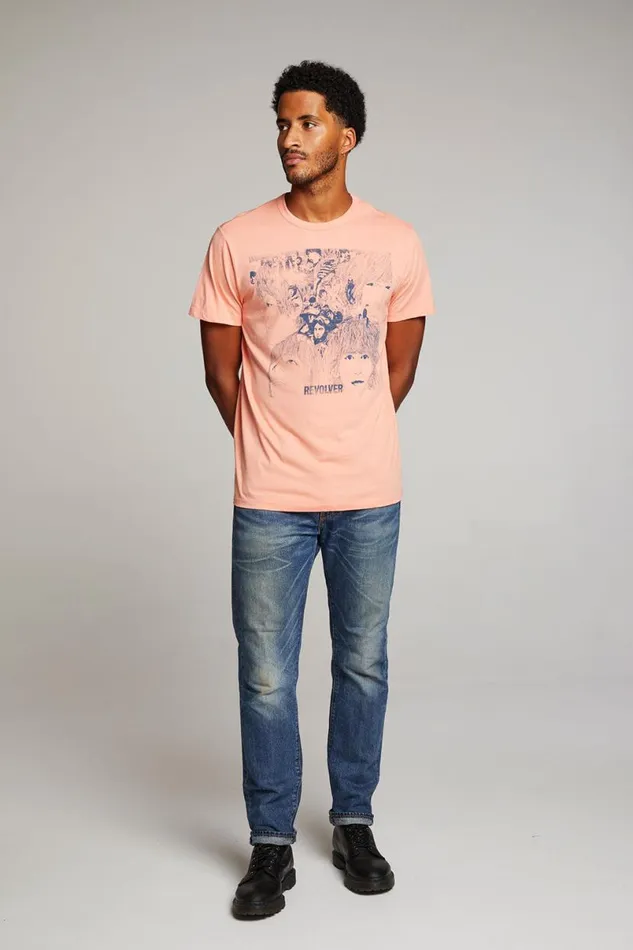 WomensMens Music Chaser Brand The Beatles Revolver Mens Tee