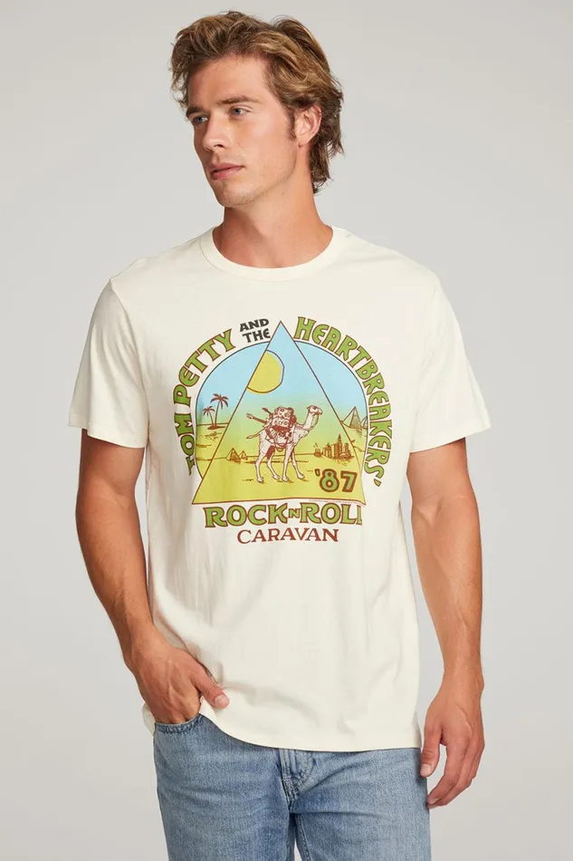 WomensMens Music Chaser Brand Tom Petty Rock039n039Roll Caravan Mens Tee