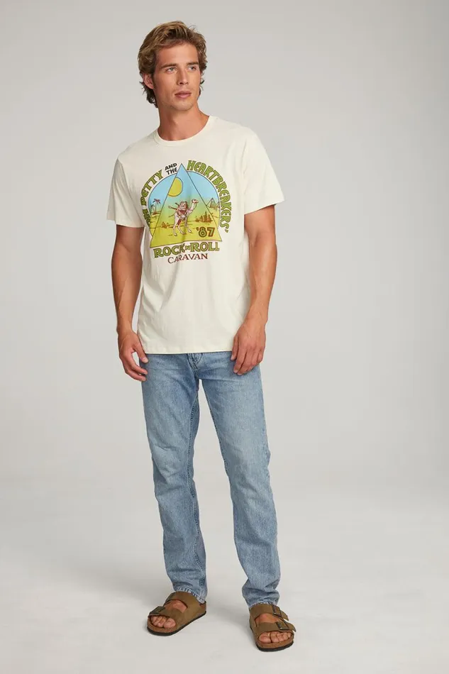 WomensMens Music Chaser Brand Tom Petty Rock039n039Roll Caravan Mens Tee