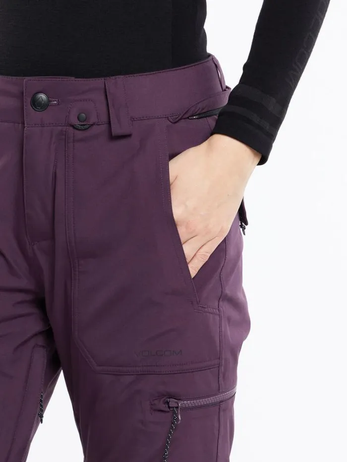Womens Pants Volcom Knox Insulated GoreTex Pants 8211 Blackberry