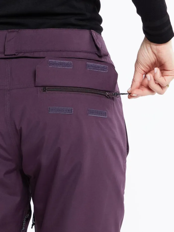 Womens Pants Volcom Knox Insulated GoreTex Pants 8211 Blackberry