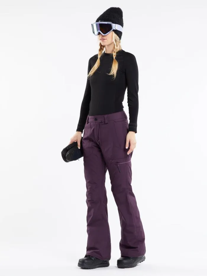 Womens Pants Volcom Knox Insulated GoreTex Pants 8211 Blackberry