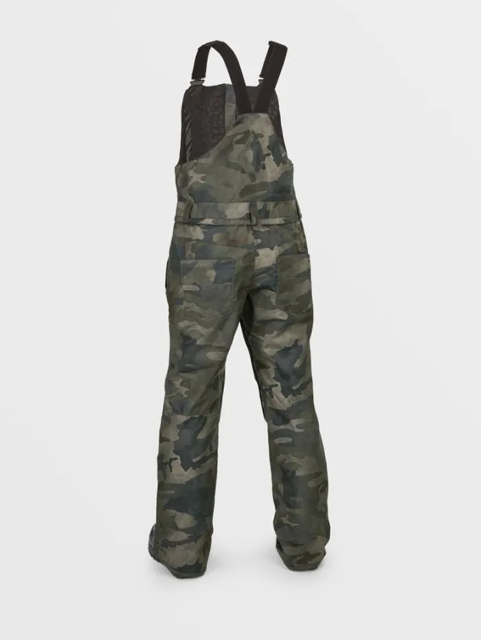 Womens Pants Volcom Swift Bib Overalls 8211 Cloudwash Camo
