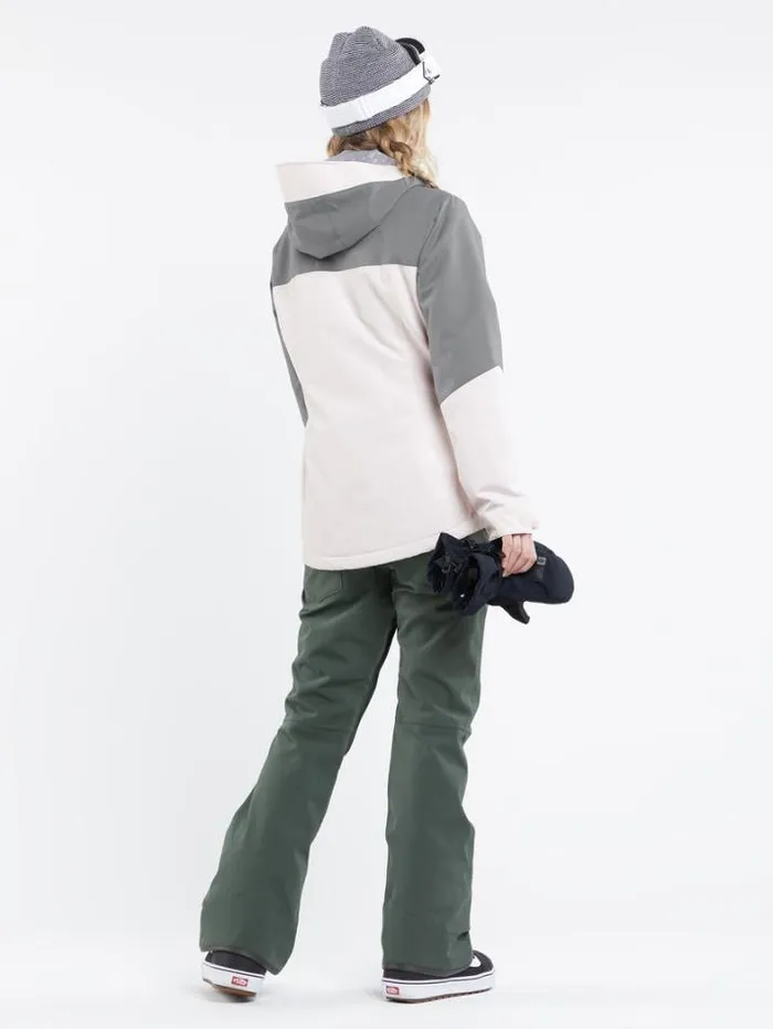 Womens Pants Volcom Swift Bib Overalls 8211 Eucalyptus