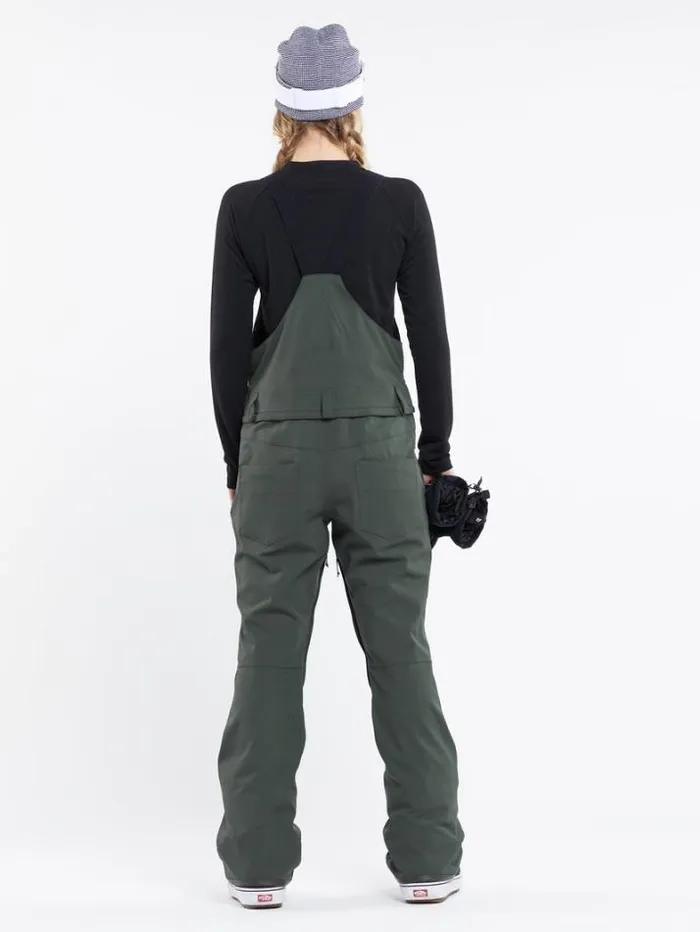 Womens Pants Volcom Swift Bib Overalls 8211 Eucalyptus