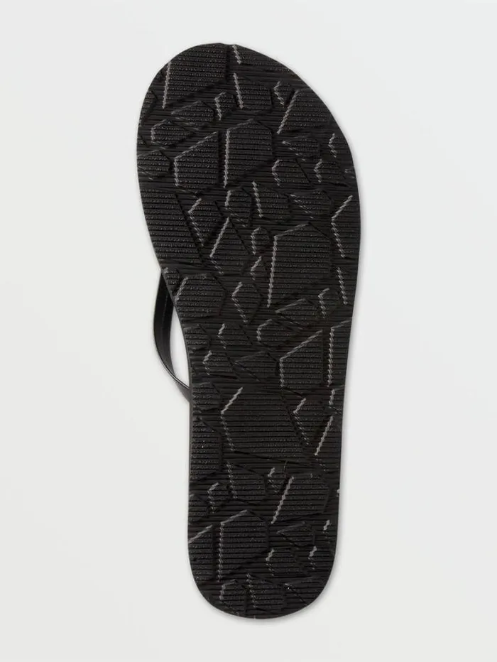 Womens Sandals Volcom Color Me Spring Sandal 8211 Black Out