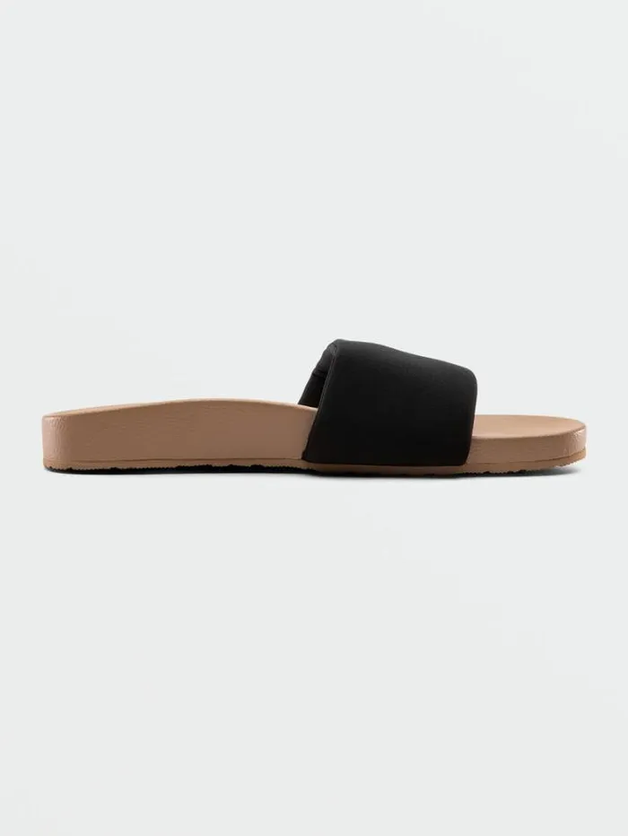 Womens Sandals Volcom Cool Slide Sandals 8211 Black