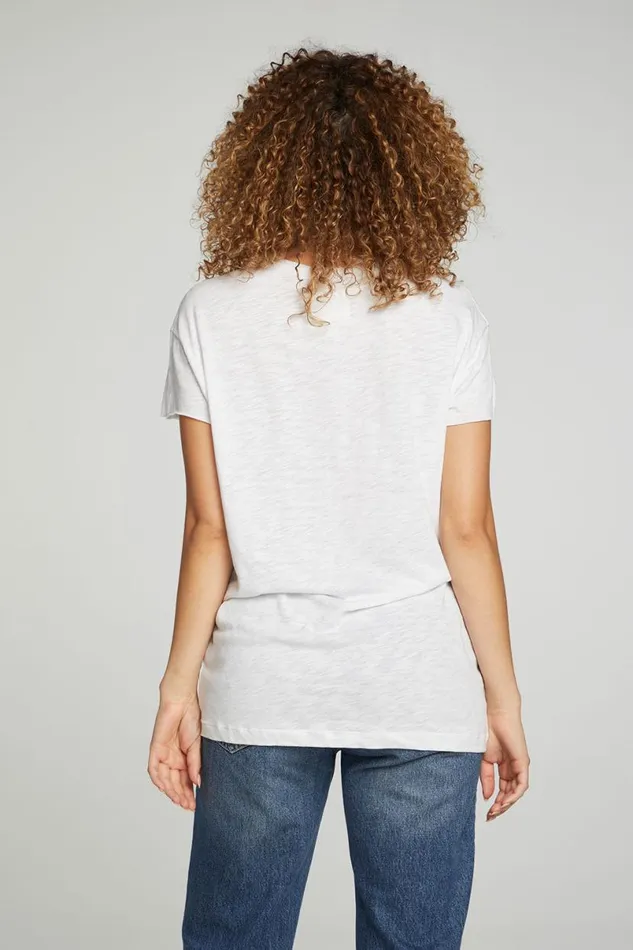 Womens Tops Chaser Brand Cap Sleeve Crew Neck Tee