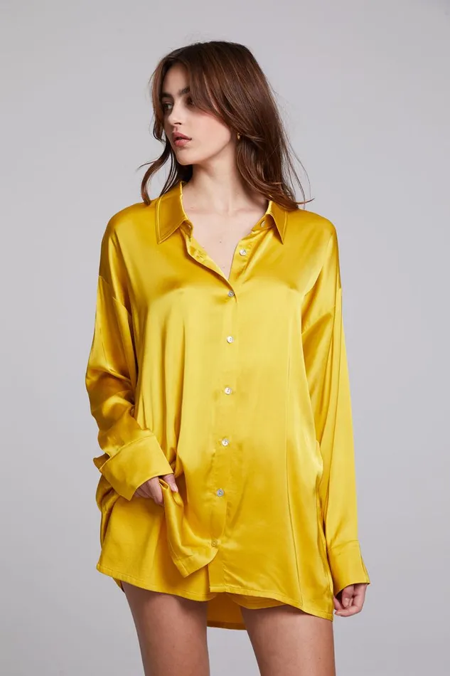 Womens Tops Chaser Brand Capri Mimosa Button Down