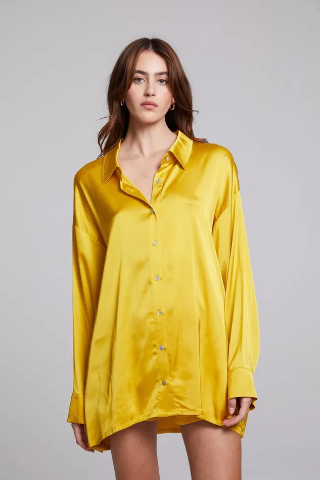 Womens Tops Chaser Brand Capri Mimosa Button Down