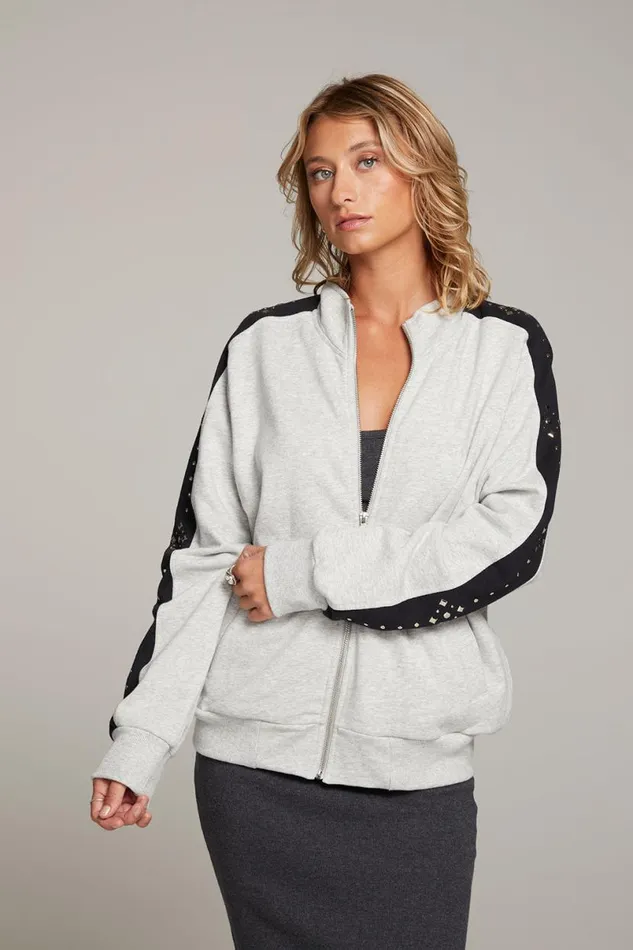 Womens Tops Chaser Brand Coconut Zip Up Jacket