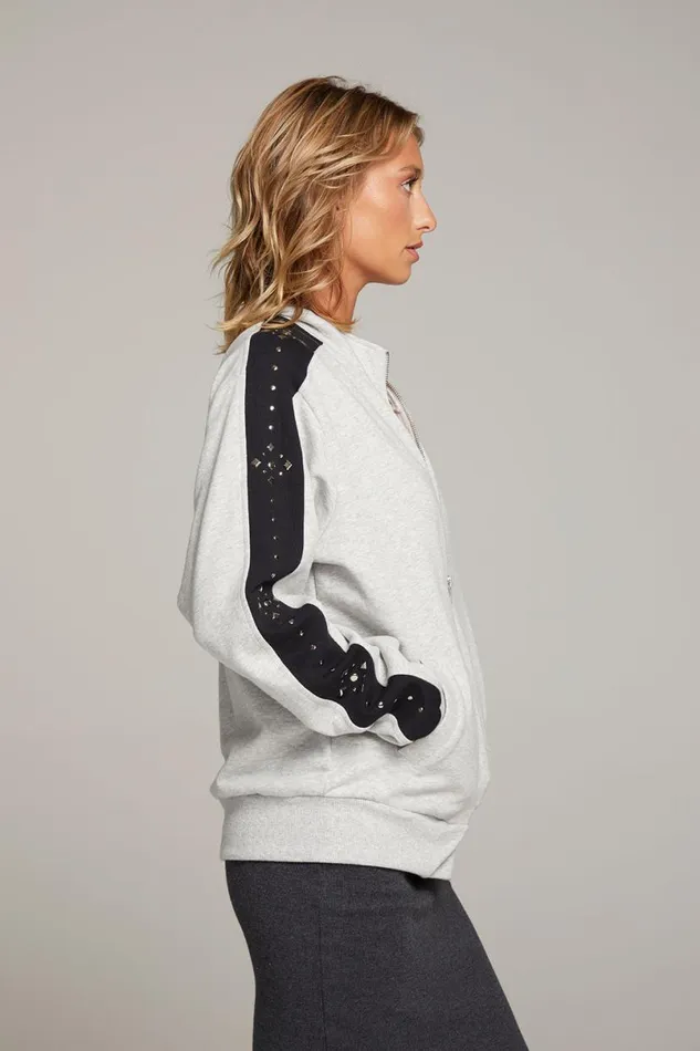 Womens Tops Chaser Brand Coconut Zip Up Jacket