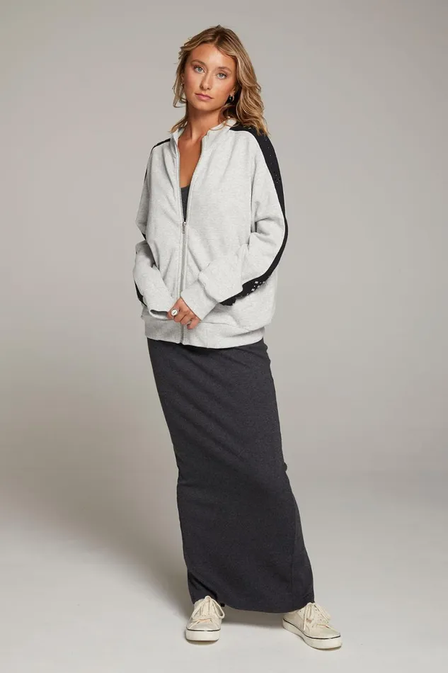 Womens Tops Chaser Brand Coconut Zip Up Jacket