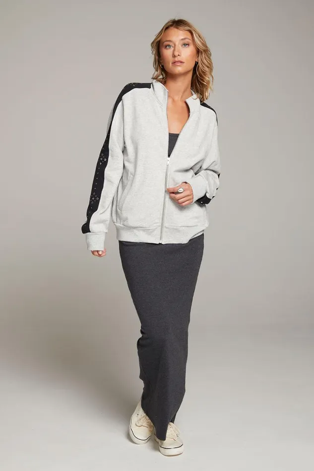 Womens Tops Chaser Brand Coconut Zip Up Jacket