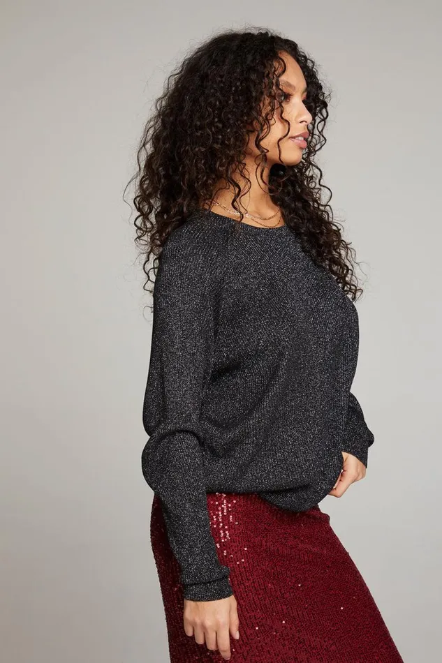 Womens Tops Chaser Brand Cosmo Licorice Pullover