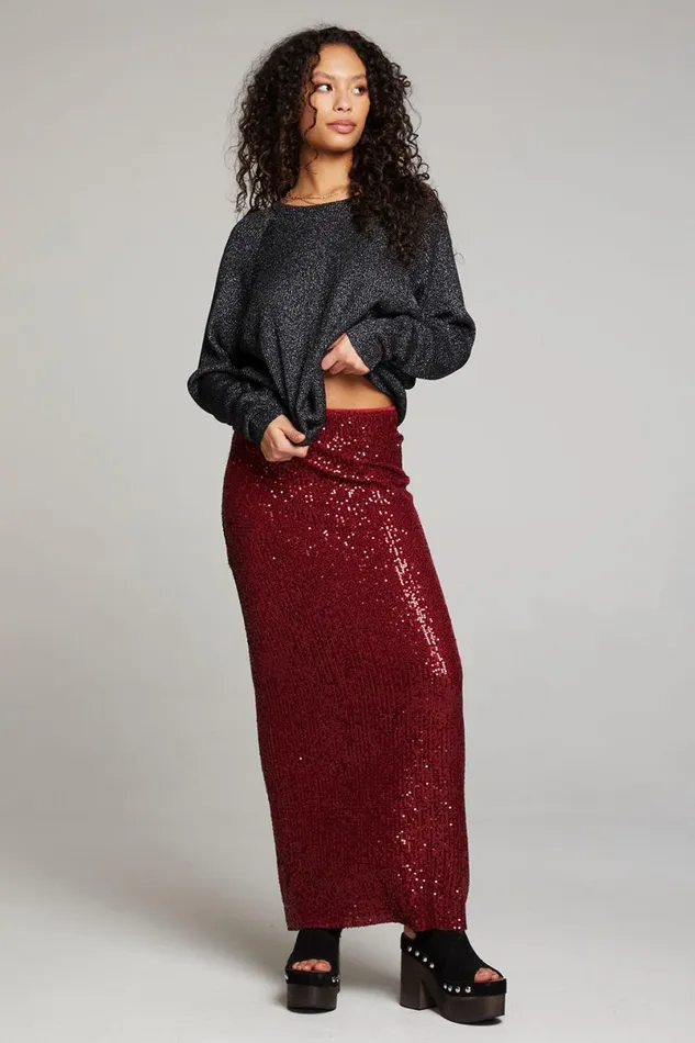 Womens Tops Chaser Brand Cosmo Licorice Pullover