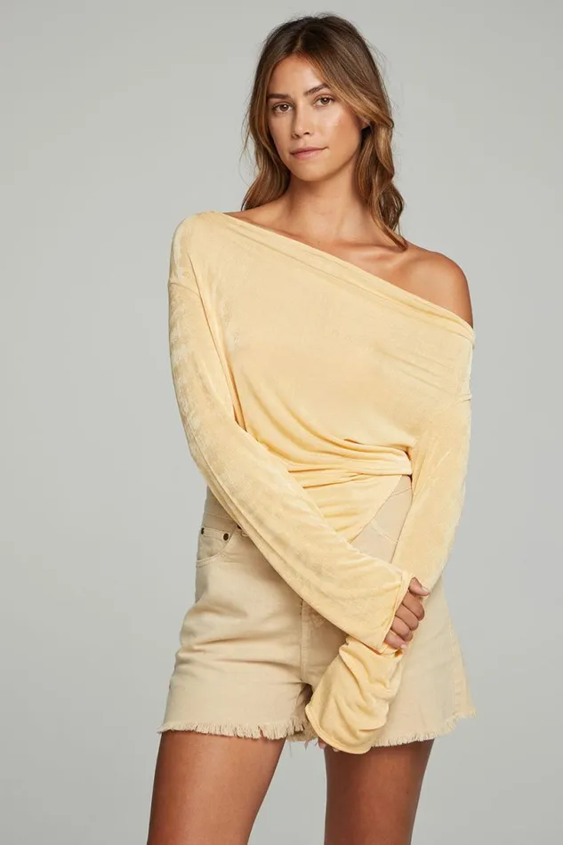 Womens Tops Chaser Brand Koston Long Sleeve 8211 Anise Flower