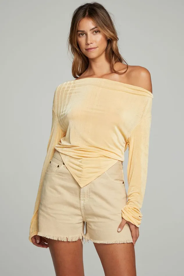 Womens Tops Chaser Brand Koston Long Sleeve 8211 Anise Flower