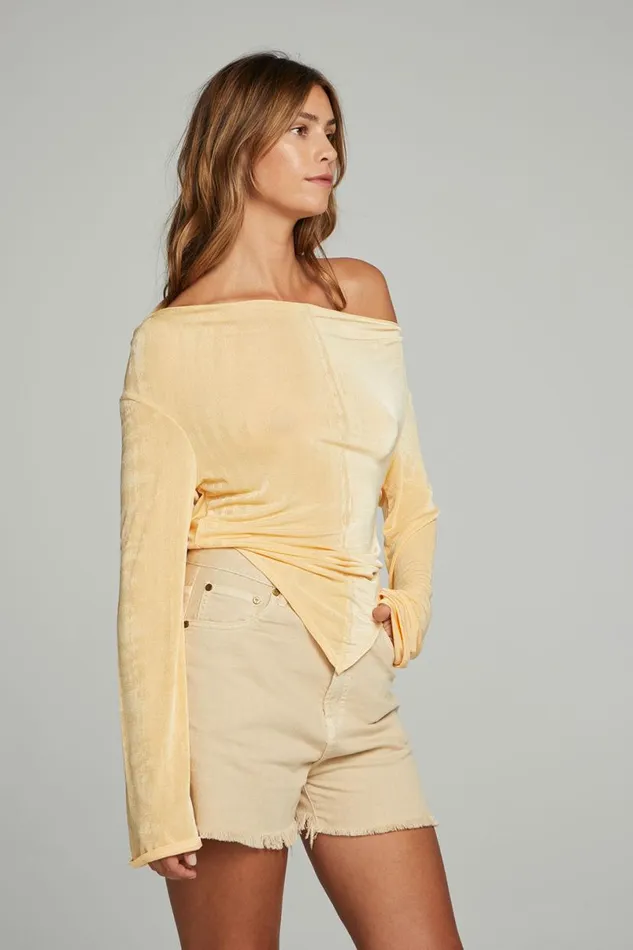 Womens Tops Chaser Brand Koston Long Sleeve 8211 Anise Flower
