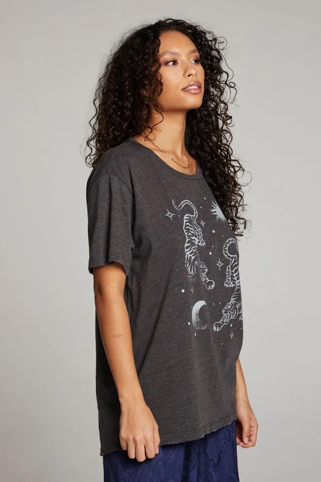 Womens Tops Chaser Brand Mystic Tiger Tee