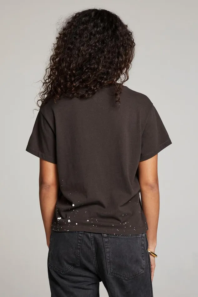 Womens Tops Chaser Brand Woodstock Bird On Guitar Tee