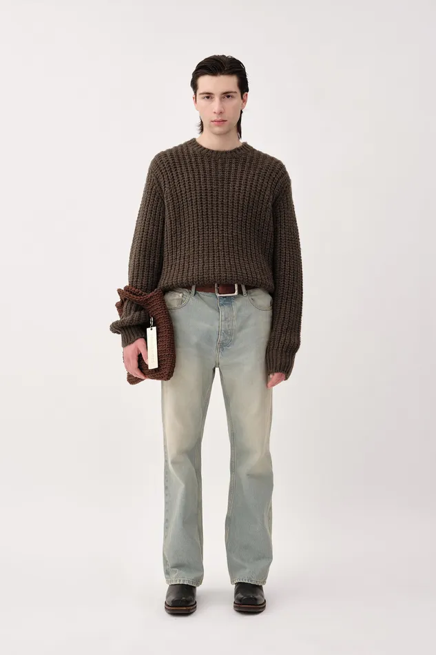 Wonhundred Knitwear Men Ryder 8211 Black Olive