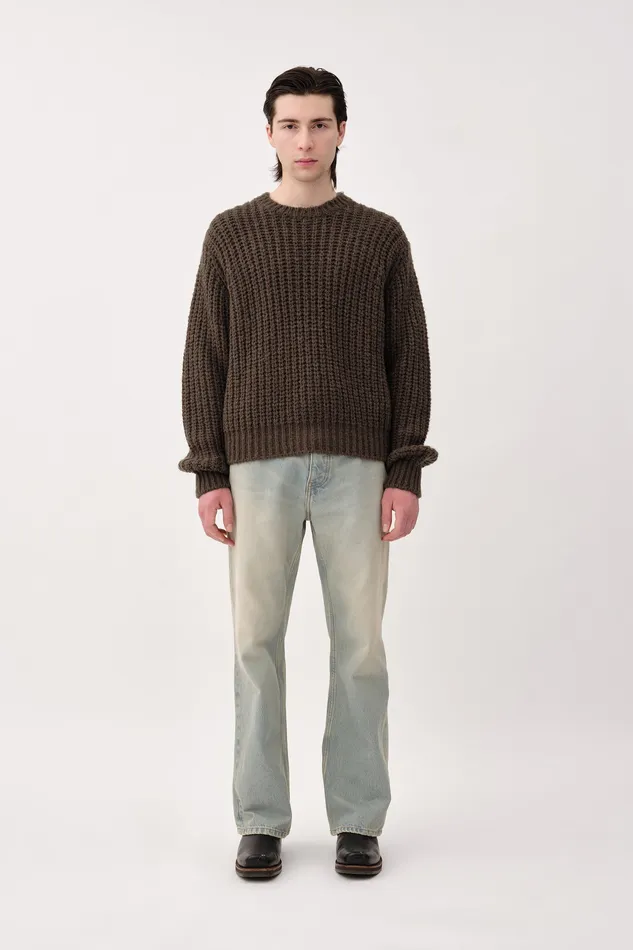 Wonhundred Knitwear Men Ryder 8211 Black Olive