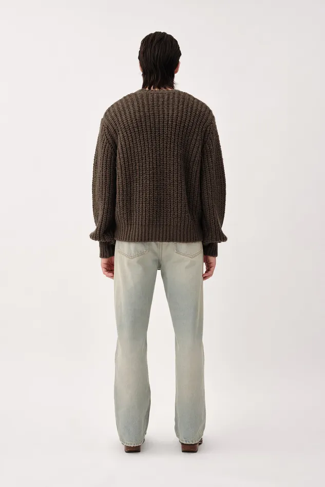 Wonhundred Knitwear Men Ryder 8211 Black Olive