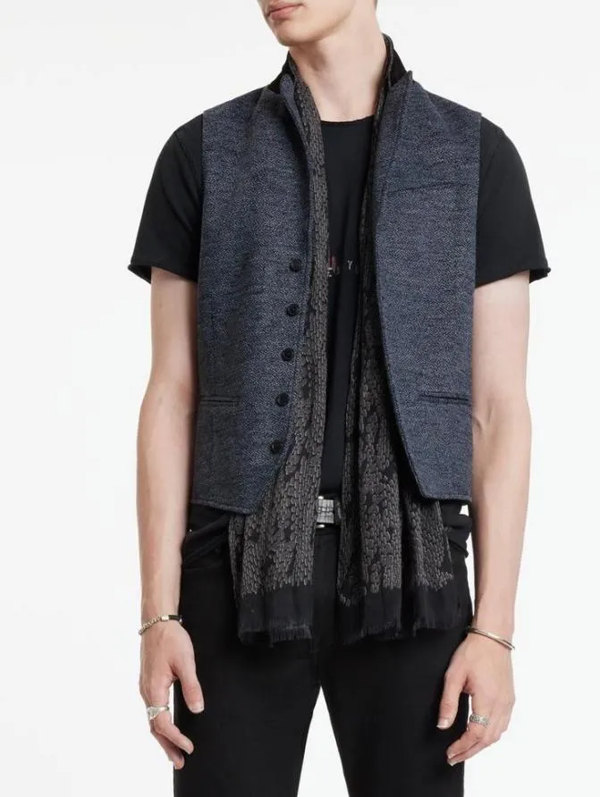 WOODWARD VEST Navy Clothing John Varvatos Suiting