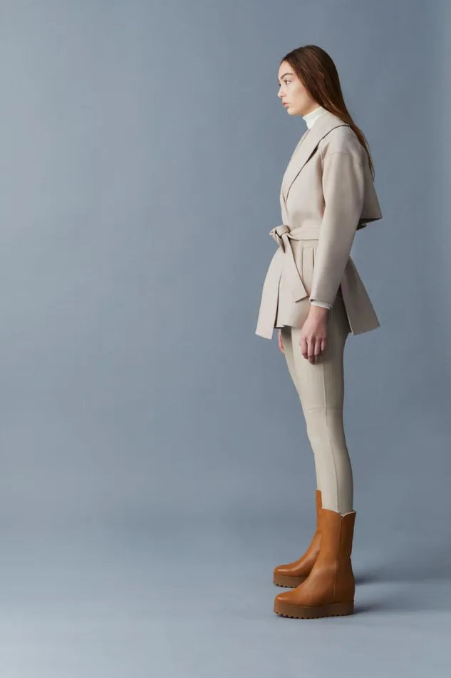 Wool Coats Women Mackage TYRA DoubleFace Wool Robe Jacket Cream Wool Coats Women Mackage TYRA DoubleFace Wool Robe Jacket Cream