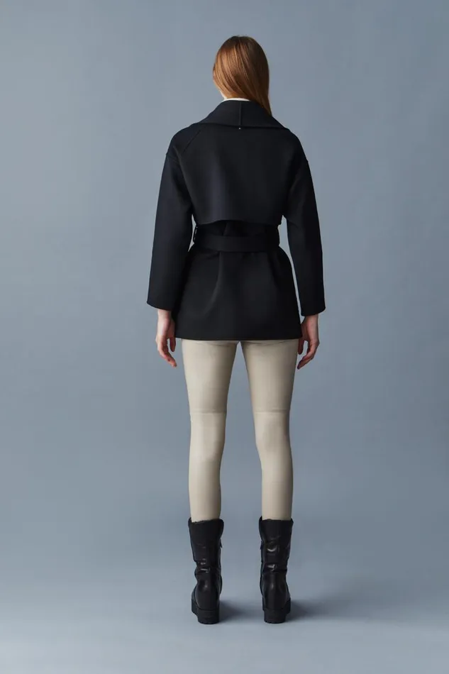 Wool Coats Women Mackage TYRA DoubleFace Wool Robe Jacket Cream Wool Coats Women Mackage TYRA DoubleFace Wool Robe Jacket Cream