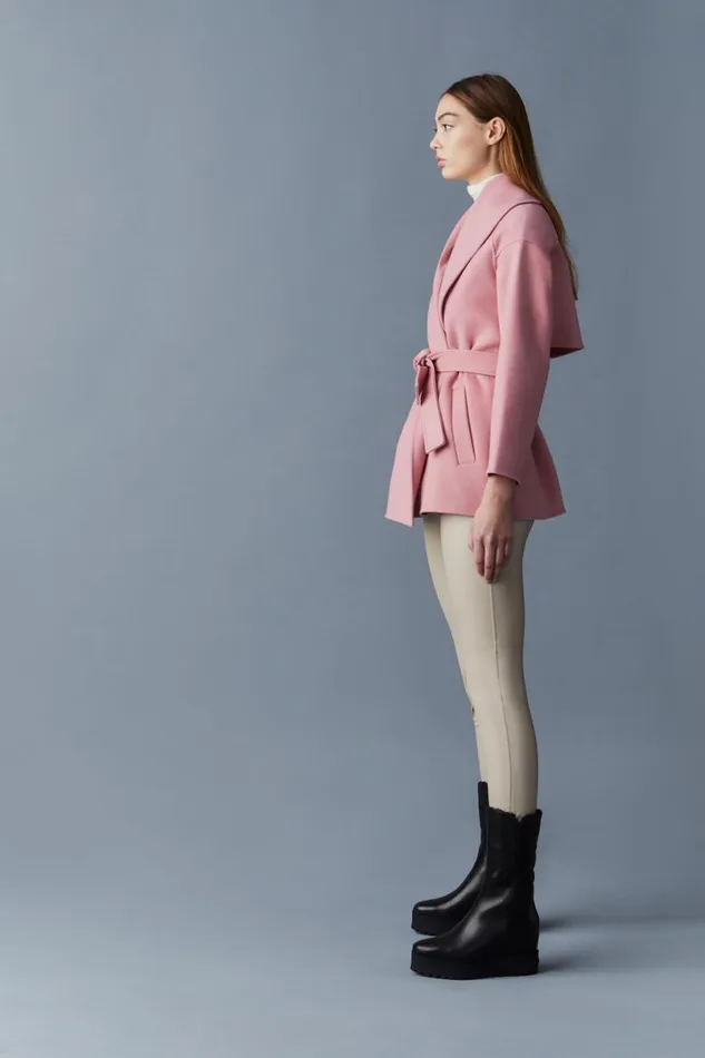 Wool Coats Women Mackage TYRA DoubleFace Wool Robe Jacket Cream Wool Coats Women Mackage TYRA DoubleFace Wool Robe Jacket Cream