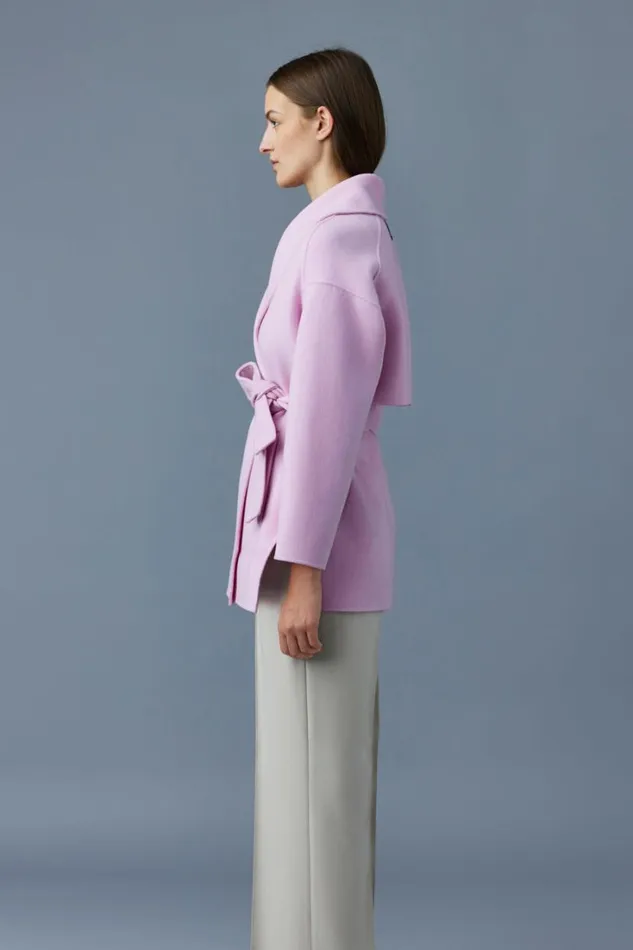 Wool Coats Women Mackage TYRA DoubleFace Wool Robe Jacket Cream Wool Coats Women Mackage TYRA DoubleFace Wool Robe Jacket Cream