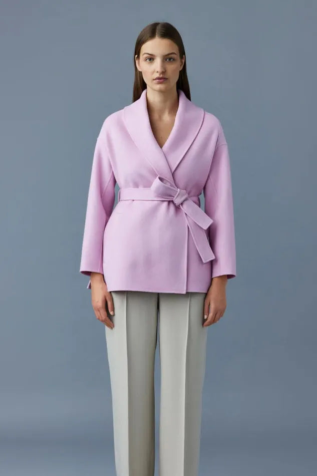 Wool Coats Women Mackage TYRA DoubleFace Wool Robe Jacket Cream Wool Coats Women Mackage TYRA DoubleFace Wool Robe Jacket Cream