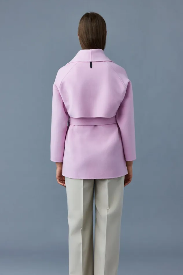 Wool Coats Women Mackage TYRA DoubleFace Wool Robe Jacket Cream Wool Coats Women Mackage TYRA DoubleFace Wool Robe Jacket Cream
