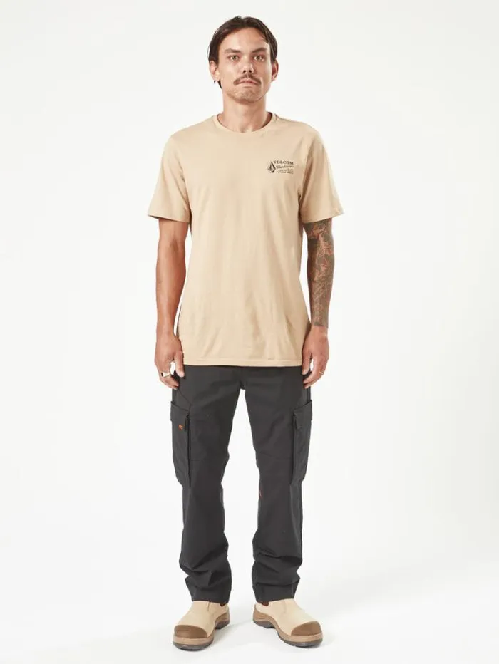 Workwear TShirts and Tanks Volcom Workwear Short Sleeve Tee 8211 Gravel