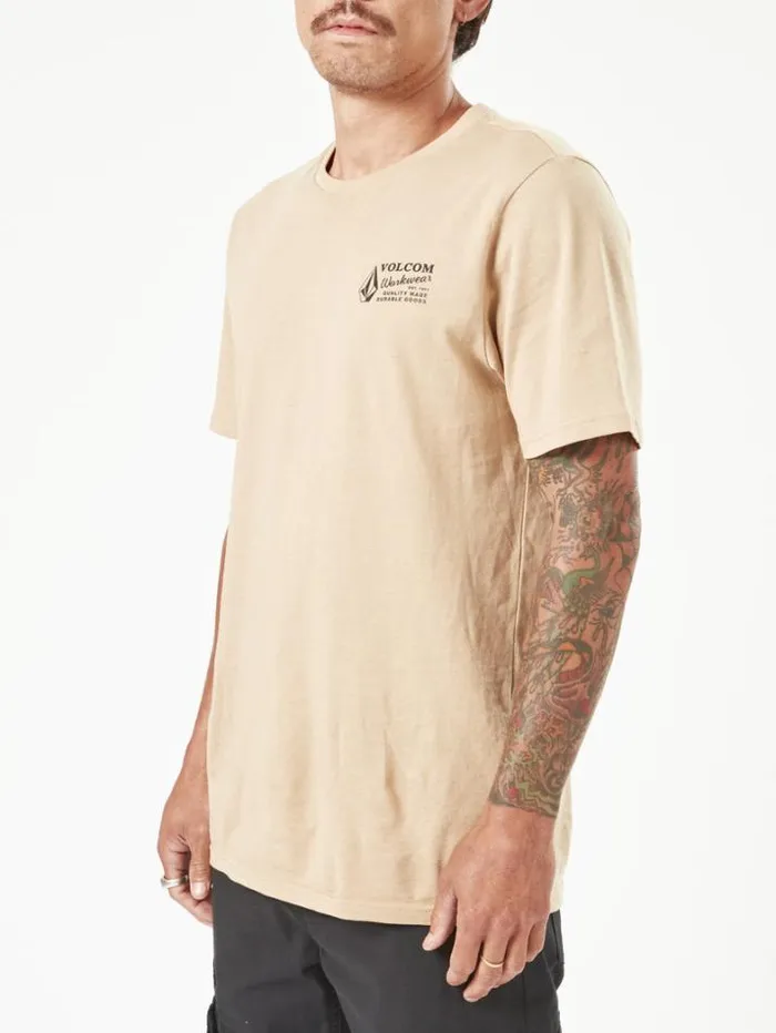 Workwear TShirts and Tanks Volcom Workwear Short Sleeve Tee 8211 Gravel