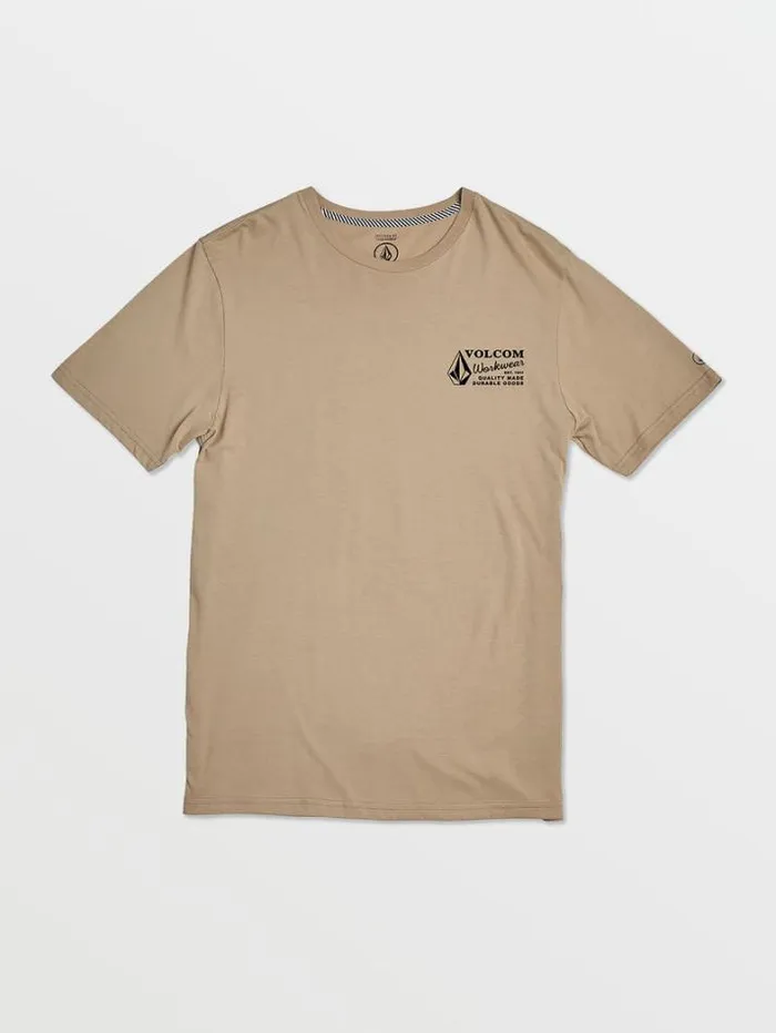 Workwear TShirts and Tanks Volcom Workwear Short Sleeve Tee 8211 Gravel