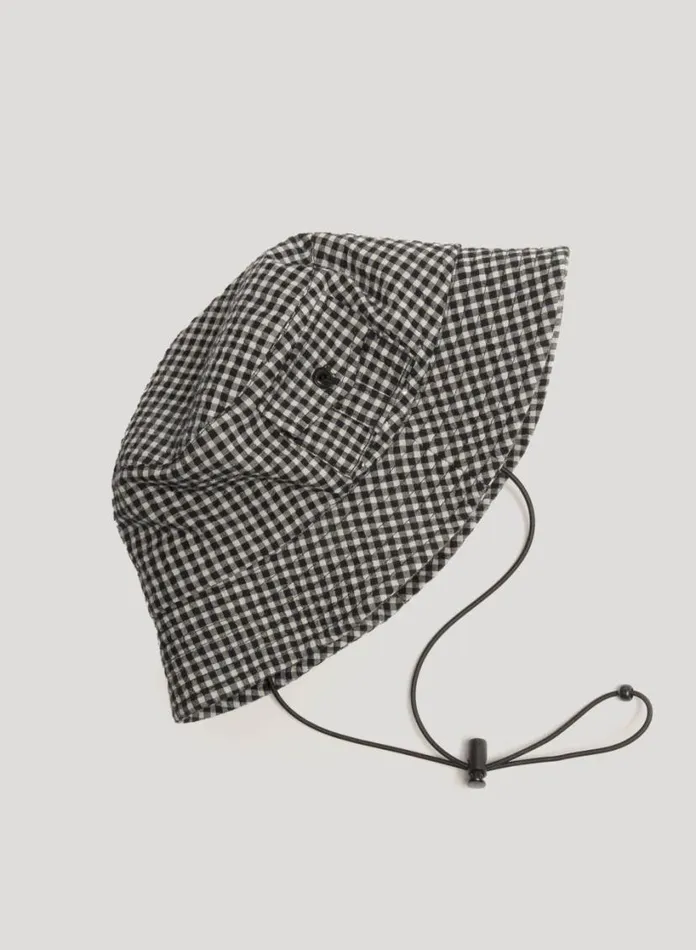 YMC Bush Hat Black Multi Mens Hats