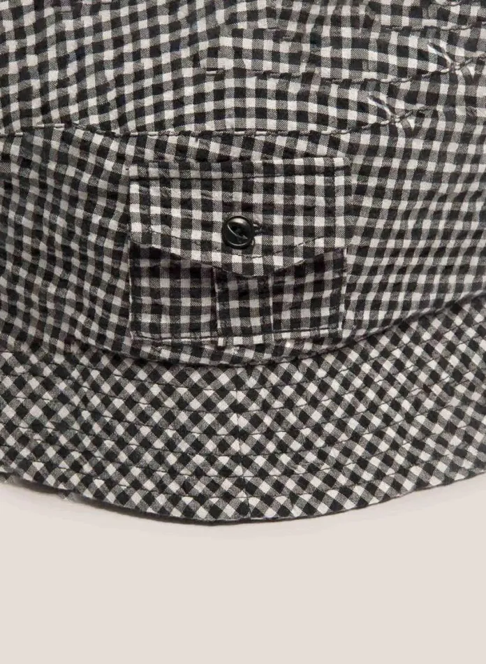 YMC Bush Hat Black Multi Mens Hats