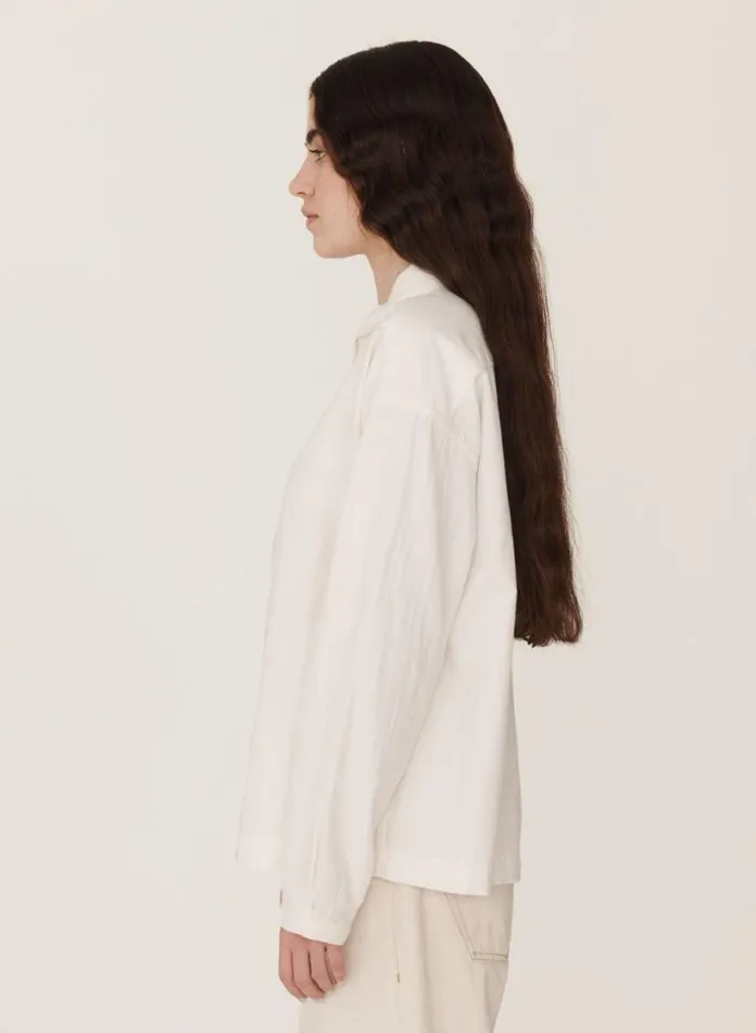 YMC Earth Marianne Shirt White Womens Earth