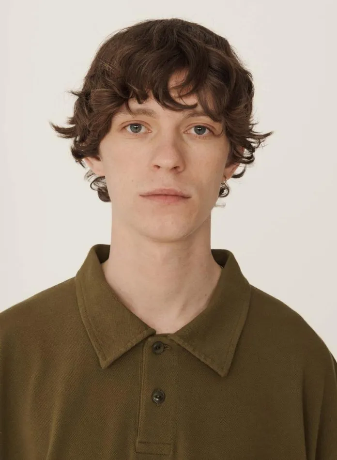 YMC Earth Polo TShirt Olive Mens Earth