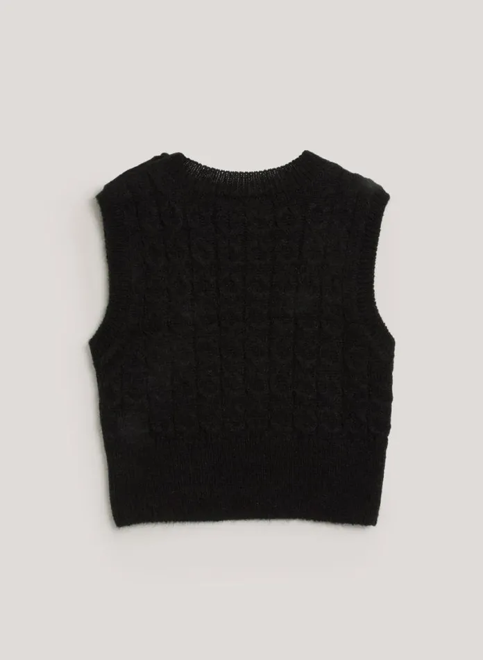 YMC Farrow Knit Black Womens Knitwear
