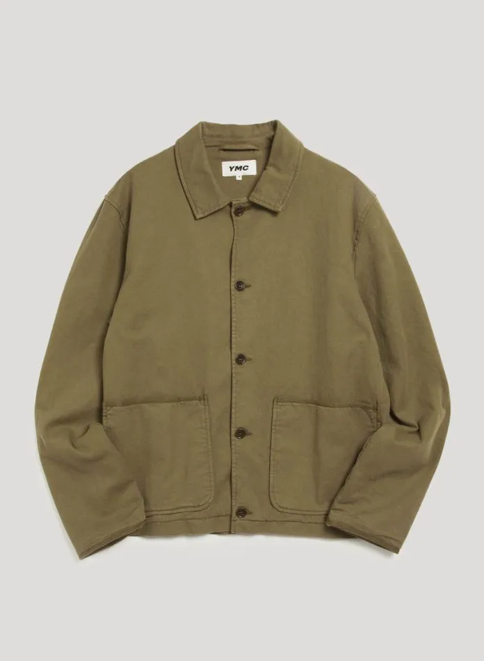 YMC Groundhog Jacket Olive Mens Outerwear