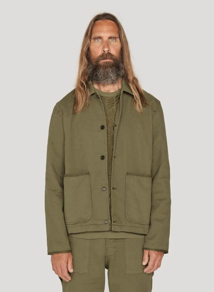YMC Groundhog Jacket Olive Mens Outerwear