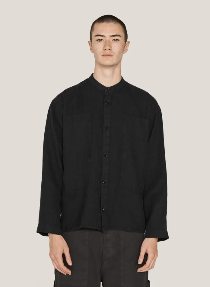 YMC Hawkeye Shirt Black Mens Shirts