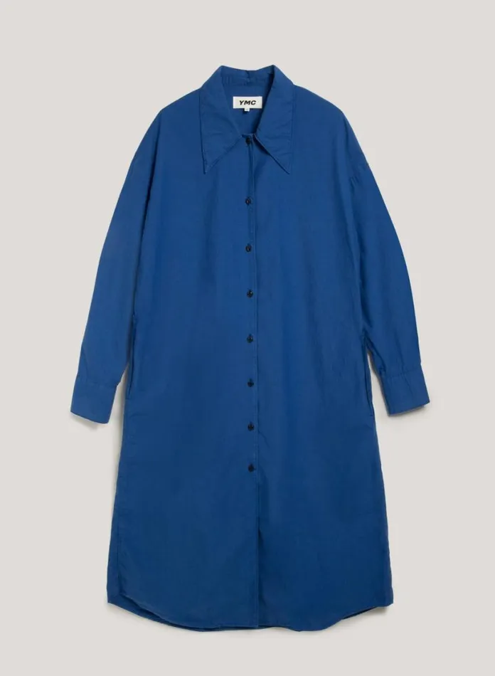 YMC Judy Dress Blue Womens Dresses