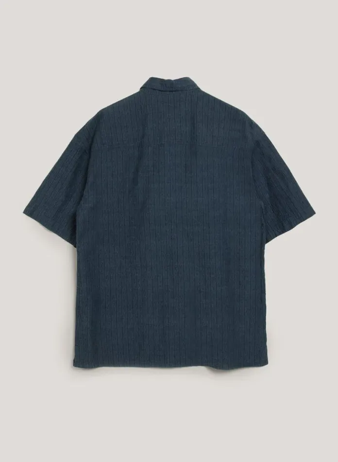 YMC Mitchum Shirt Indigo Mens Shirts